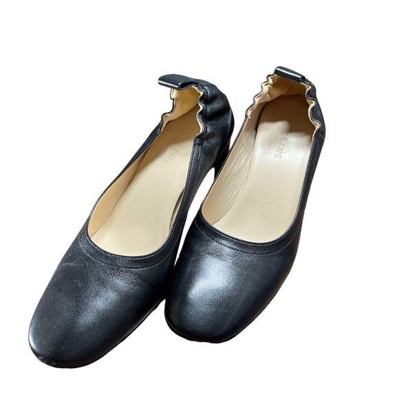 Everlane The Day Heel in Black Leather size 7 - Picture 2 of 10